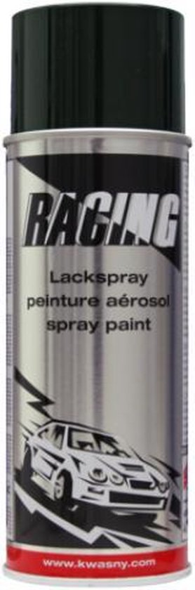 Auto-K Racing spuitverf zwart zijdeglans - 500ml | bol