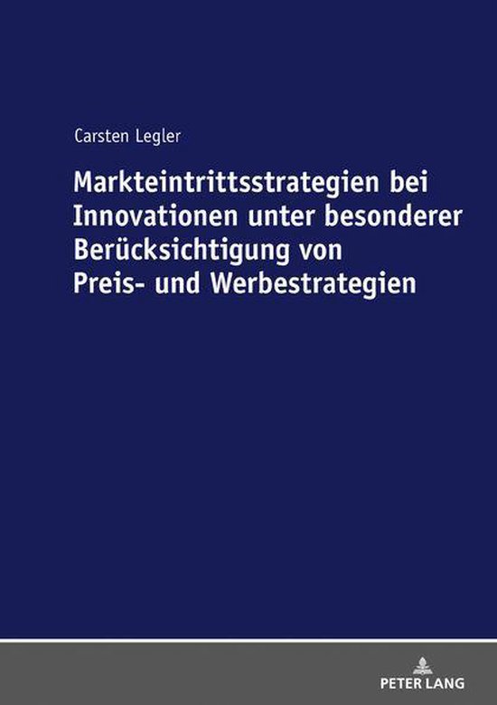 Markteintrittsstrategien bei Innovationen unter besonderer B ... - cover
