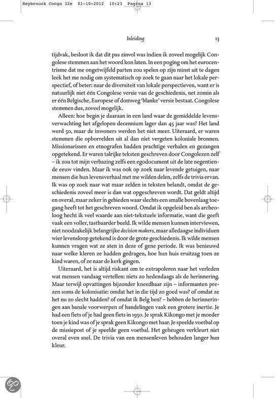 Page texte avec informations sur le Congo.