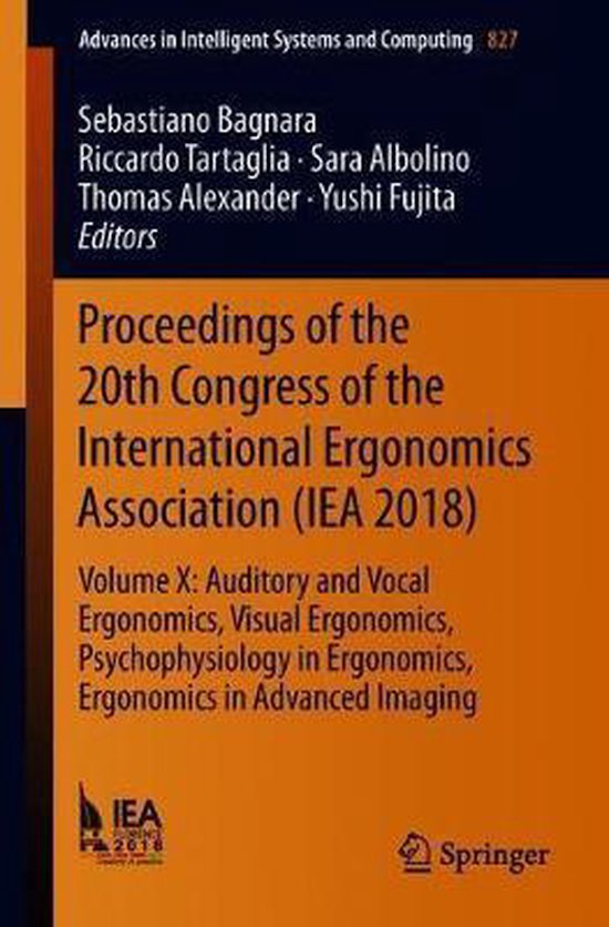 Advances in Intelligent Systems and Computing827- Proceeding ... - cover