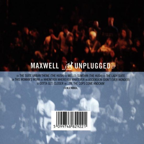 Mtv Unplugged Maxwell Cd Album Muziek 5106