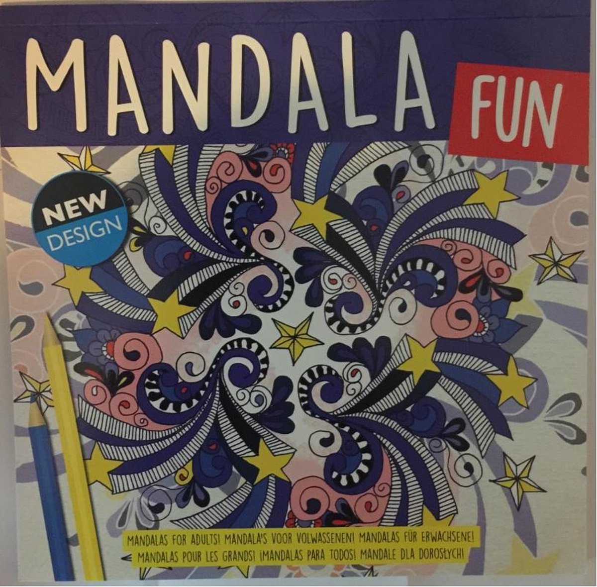 Kleurboek volwassenen / kinderen / mandala fun / new design / blauw