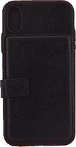 Xssive Premium Back Cover met 3 pasjes - kaarthouder - Double Card Bag voor Apple iPhone 7 / iPhone 8 / iPhone SE (2020) - Zwart
