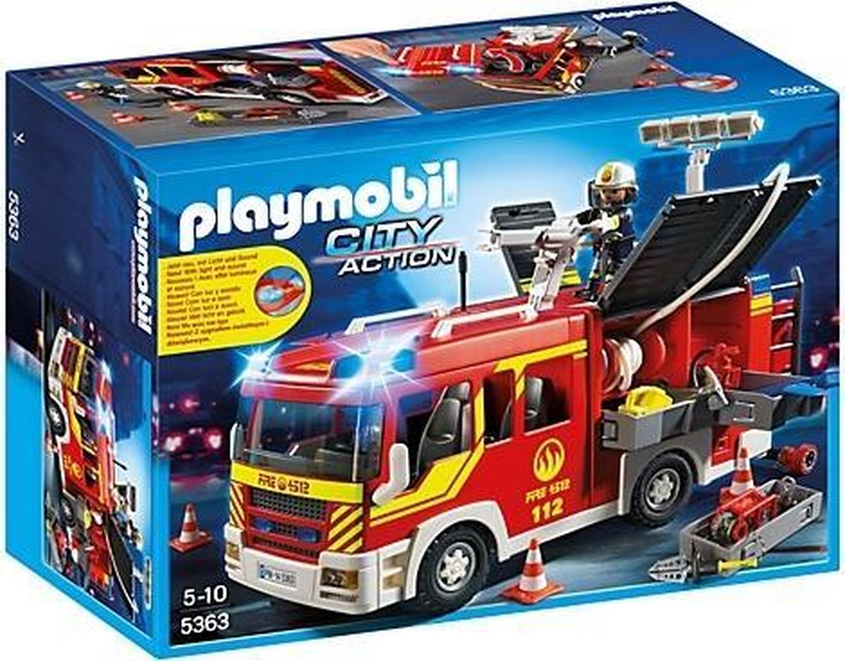 Playmobil City Action: Brandweer Pompwagen (5363) | bol.com