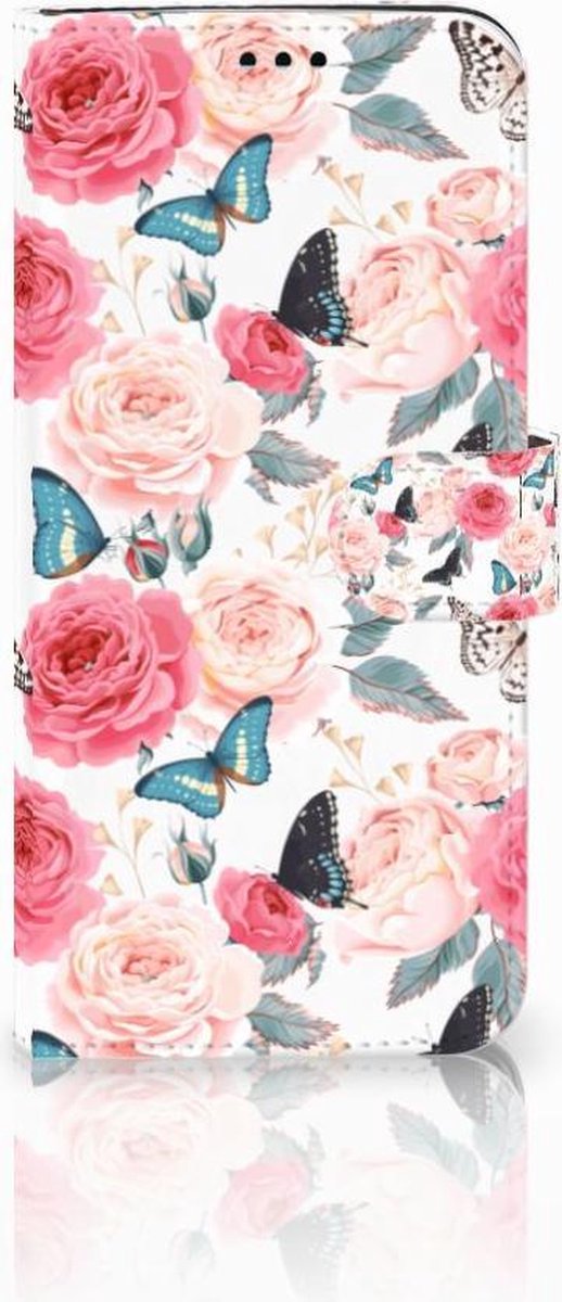 Samsung Galaxy S9 Plus Hoesje Butterfly Roses