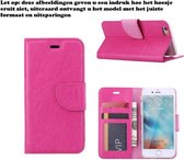 Xssive Hoesje Voor Huawei P6 Boek Hoesje Book Case Pink