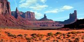 Diamond Painting pakket volwassenen | Monument Valley Arizona - 160 x 80 cm | Volledige bedekking met vierkante steentjes | FULL | DP Diamond Paintings