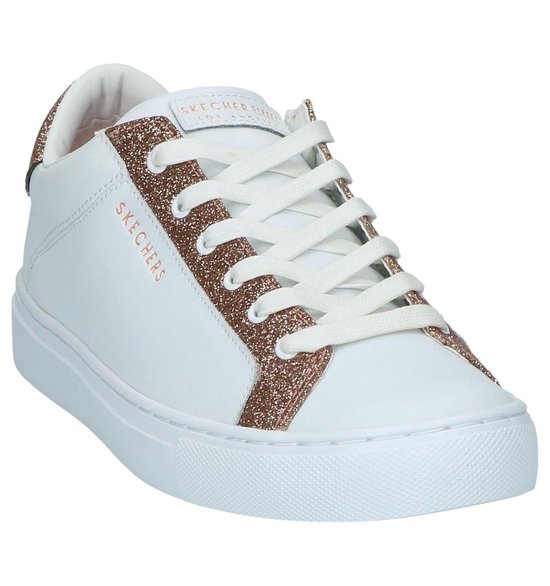 Skechers Sneakers Dames SIDE STREET - GLITZ KICKZ - 73536 WTRG White/Rose  Gold | bol.com