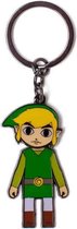 Zelda - Link With Movable Head Metal Keychain