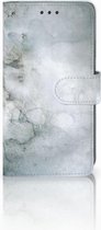 Bookcover Geschikt voor iPhone XR Painting Grey