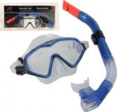 Blauwe snorkelset voor volwassenen