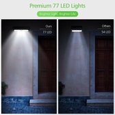 MPOW Solar led lamp met bewegingssensor op zonne-energie| tuinverlichting | Met 77 led lampen