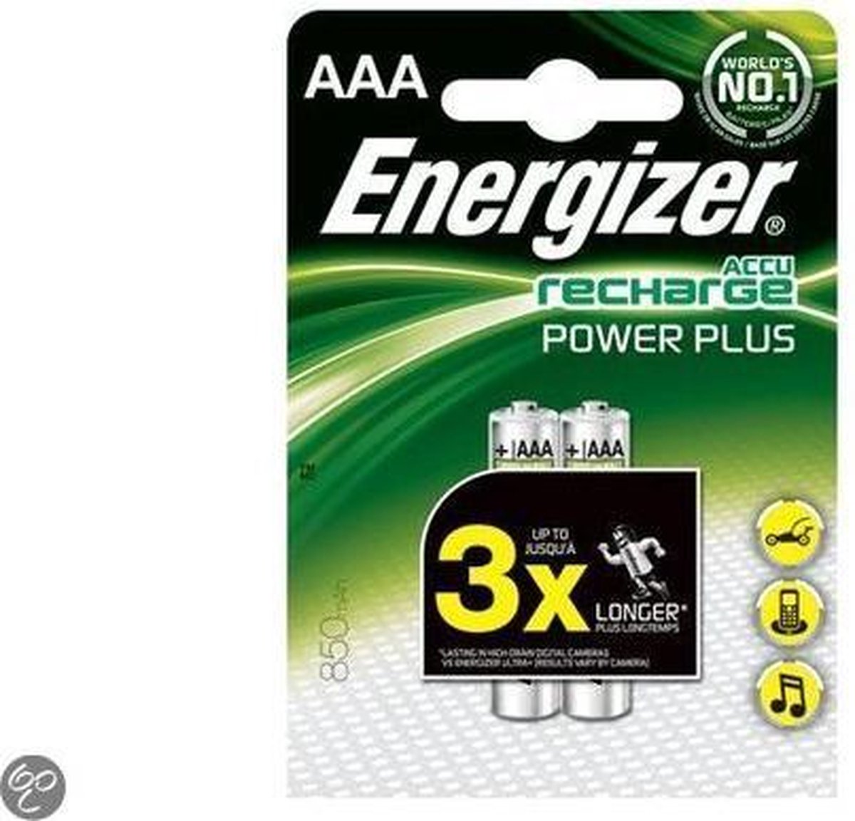 Energizer oplaadbare batterijenaccu's Batterij Energizer oplaad NiMH AAABS