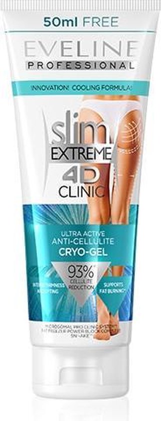 Eveline Cosmetics Slim Extreme 4d Clinic Anti Cellulite Cryo Gel 250ml