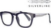 Icon Eyewear KCE710 Celiotti, Silverline Leesbril +3.00 - Navy montuur, clear pootjes