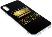 King hoesje siliconen Geschikt voor iPhone XS Max