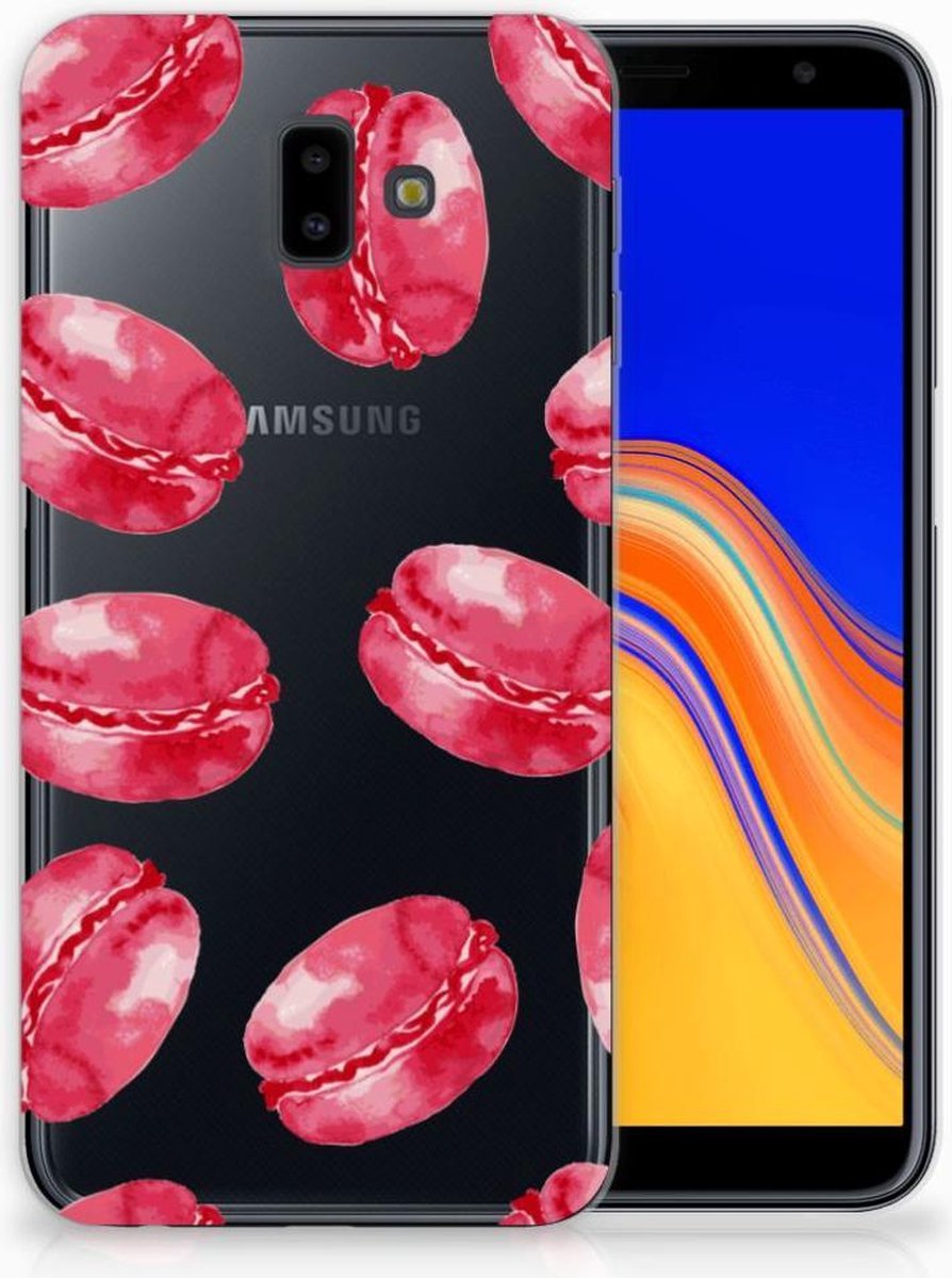 Samsung Galaxy J6 Plus (2018) Siliconen Case Pink Macarons