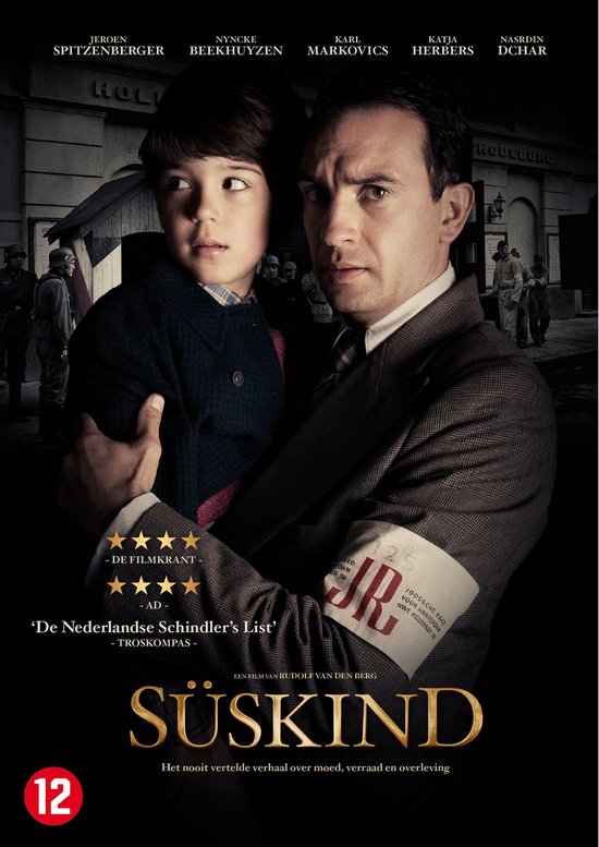 Film poster met een man die een jongen vasthoudt. Tekst: Süskind.