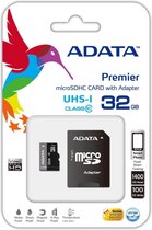 ADATA Premier Micro SDHC UHS-I U1 Class10 32GB 32GB Micro SDHC Class 10 flashgeheugen