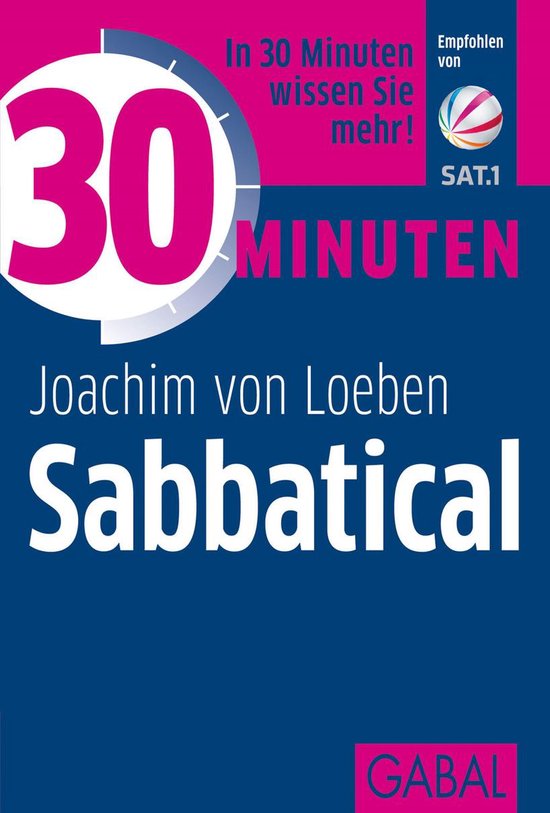 30 Minuten - 30 Minuten Sabbatical - cover