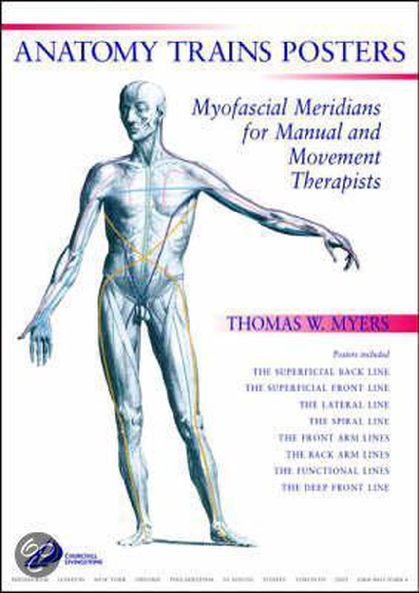 Anatomy Trains Posters 9780443074844 Thomas W. Myers Boeken