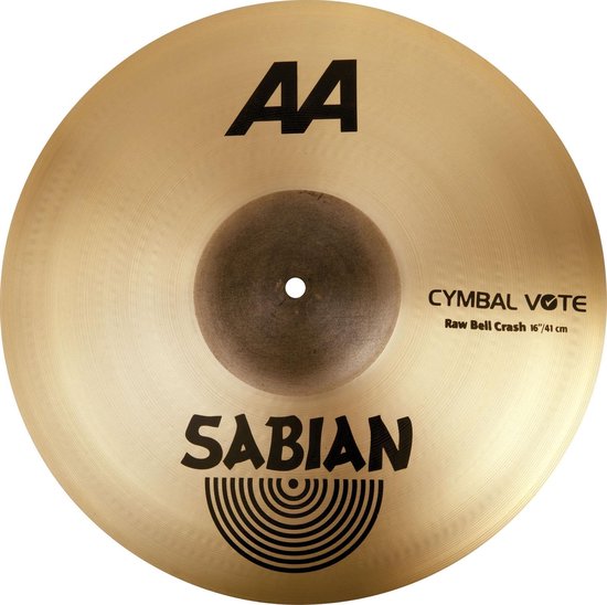 Sabian AA 16 Raw Bell Crash crash cymbal