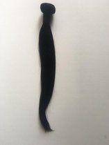 Human hair silky straight kleur 1b 20 inch 50cm