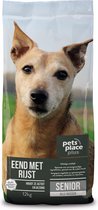 Pets Place Plus Dog Senior - Nourriture pour chiens - Canard - 12 kg