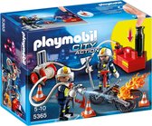 Playmobil Pompiers avec lance d'incendie - 5365