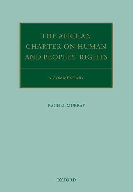 Oxford Commentaries on International Law - The African Chart ... - cover