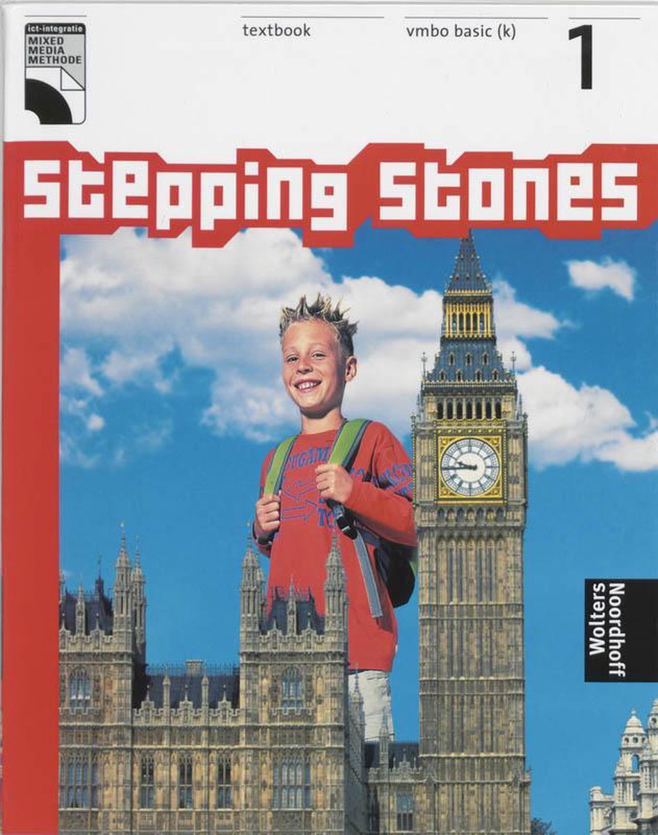Textbook Vmbo basic (k) 1 Stepping Stones 9789001742423 R. van der