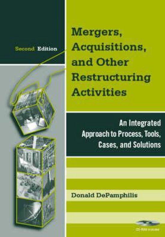 Boekomslag: "Mergers, Acquisitions, and Other Restructuring Activities, Second Edition" door Donald DePamphilis.