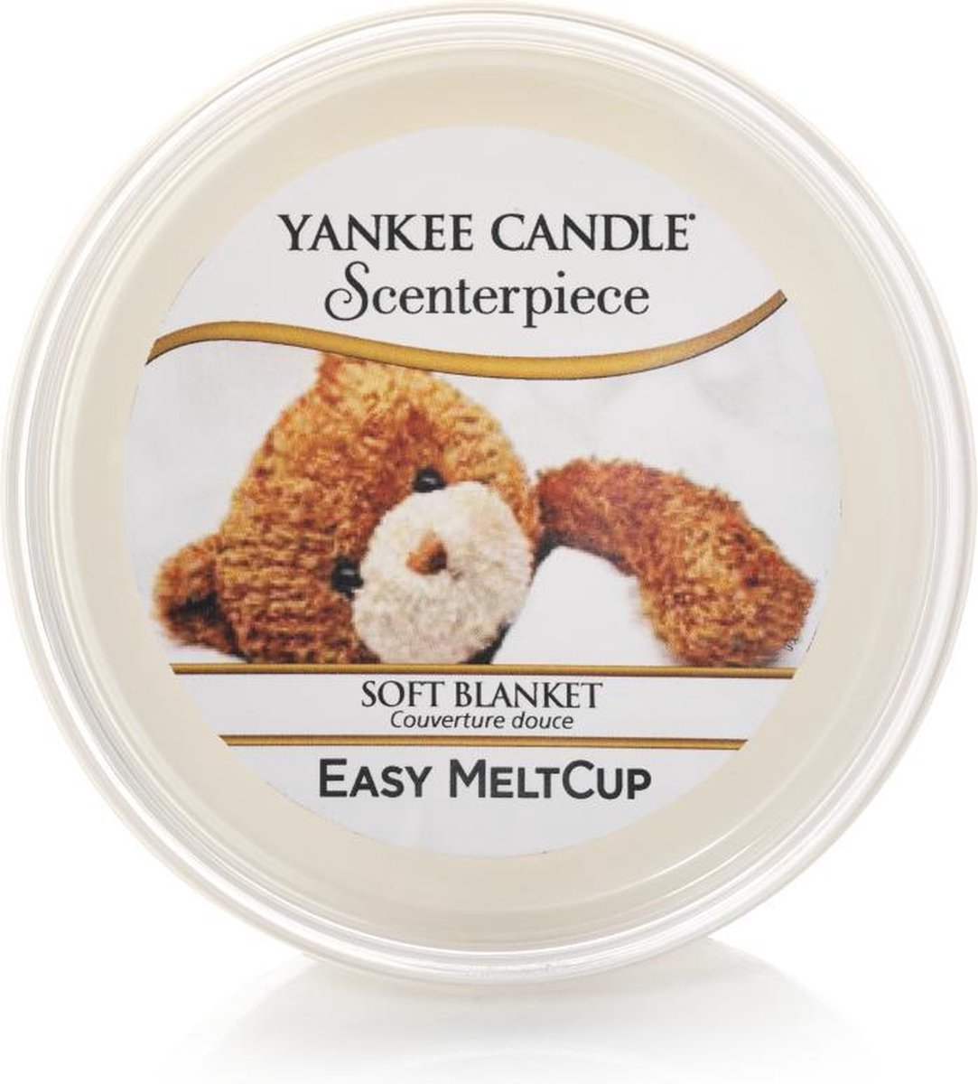 Yankee Candle - Soft Blanket Scenterpiece Easy MeltCup ( měkká deka ) - Vonný vosk do aromalampy (U)