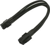 Nanoxia 900100021 tussenstuk voor kabels 6-pin PCI-E Zwart