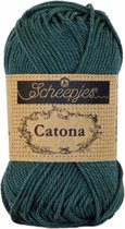 SCHEEPJES CATONA 244 SPRUCE. PAK MET 9 BOLLEN a 50 GRAM. KL.NUM. 10.