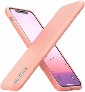 Silicone case geschikt voor Apple iPhone Xs Max - roze