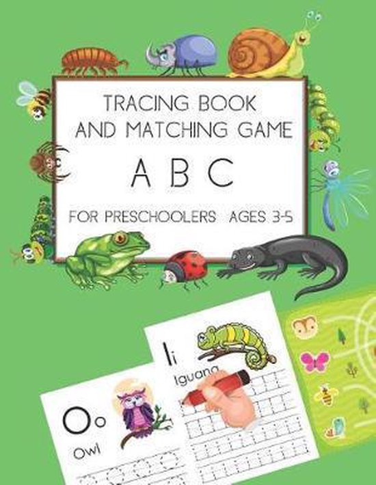 Tracing book And Matching game ABC - cover