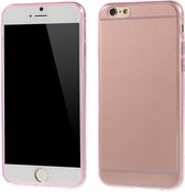 TPU Softcase 0.6mm iPhone 6(s) - Roze