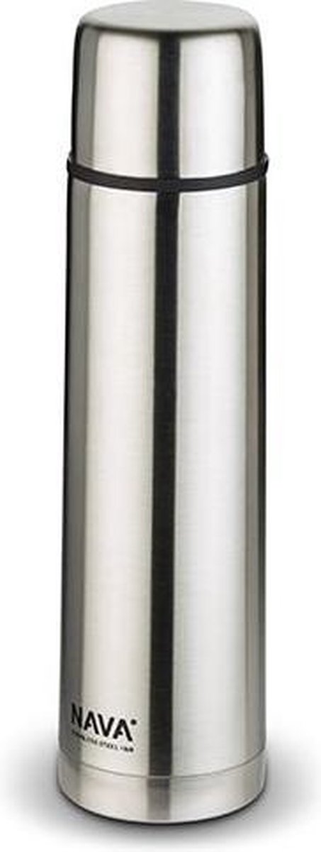 NAVA Thermoskan Thermofles RVS Dubbelwandig Geïsoleerd warm & koud 0.75 Liter