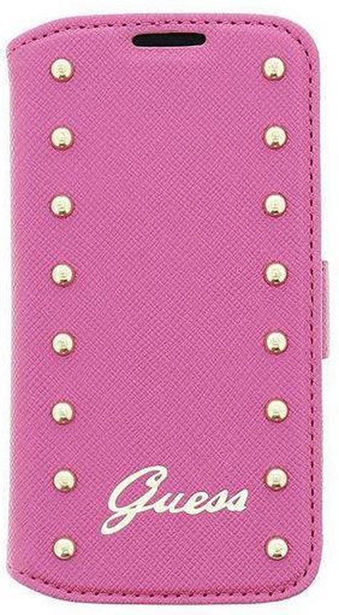 !Guess Studded Samsung Galaxy S4 Mini Flip Case Pink