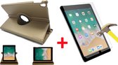 iCall - Apple iPad Air 10.5 (2019) / Pro 10.5 (2017) Hoes + Screenprotector - Book Case 360 Graden Draaibare Cover - Goud