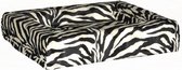 Hondenmand bonfire zebra zwart/wit  120x100 cm