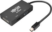 Tripp Lite P137-06N-HDVK6B video kabel adapter 0,15 m Mini DisplayPort VGA + HDMI + DVI Zwart