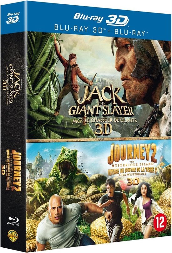 Journey 2 Jack The Giant Slayer 3D 2D Blu ray Blu ray