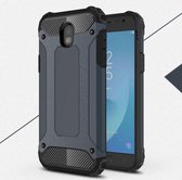 Armor Hybrid Back Cover - Samsung Galaxy J5 (2017) Hoesje - Donkerblauw