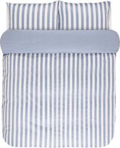 Marc O'Polo - Dekbedovertrek Classic Stripe - Pastel Blue - 240x200/220 - Lits Jumeaux