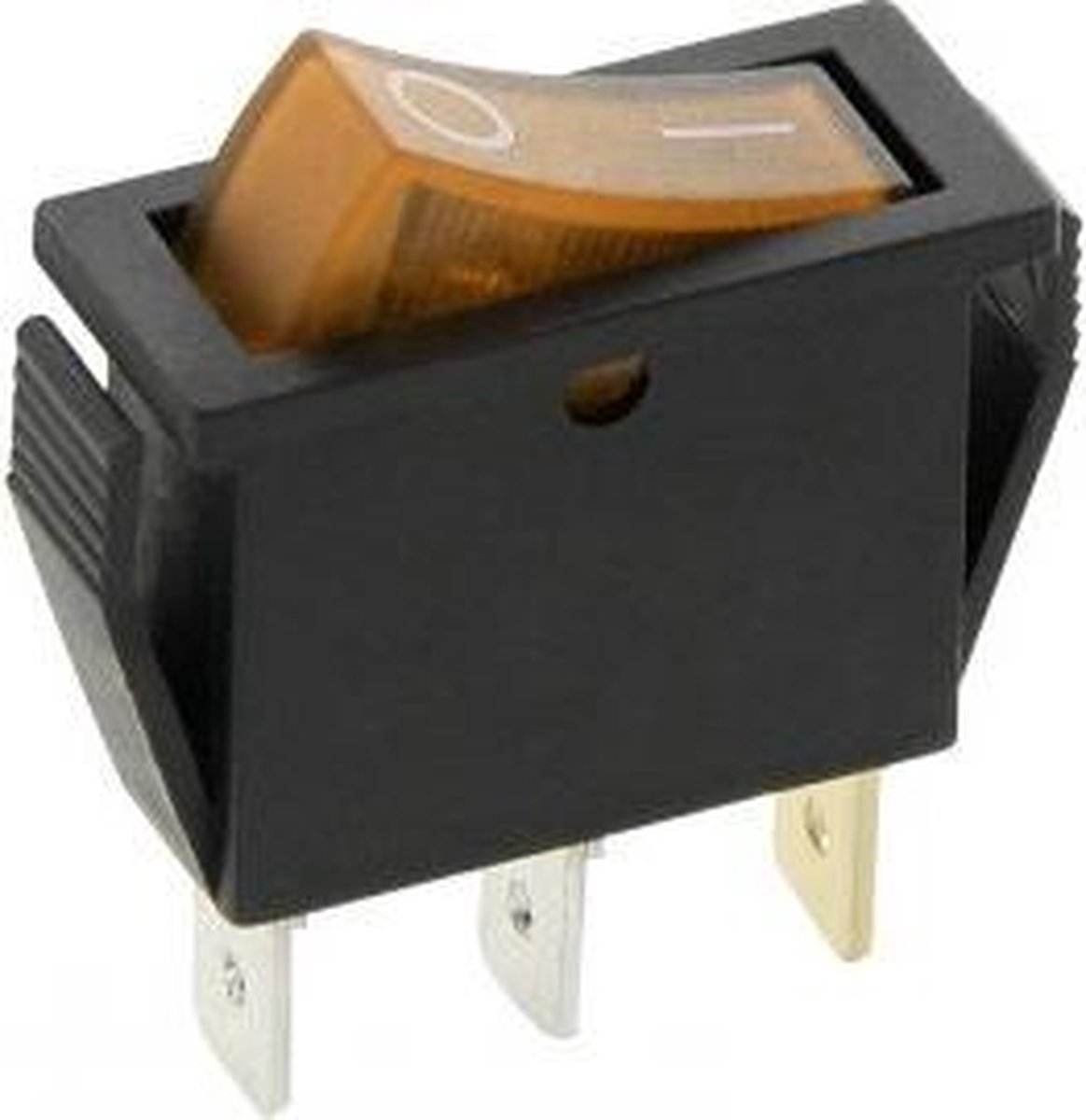 Schakelaar - oranje - 12 volt - 20A - verlicht