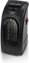 Mini Heater Zwart-  Ventilatorkachel - Stopcontact Heater - Straalkachel zwart