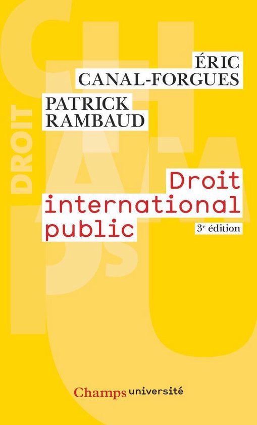 Droit international public - cover