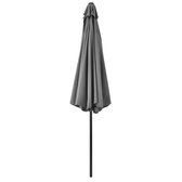 Tuin parasol stokparasol 300x230 cm grijs